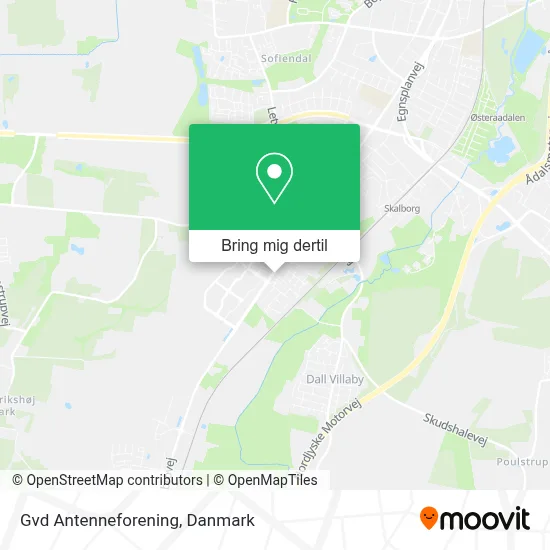 Gvd Antenneforening kort