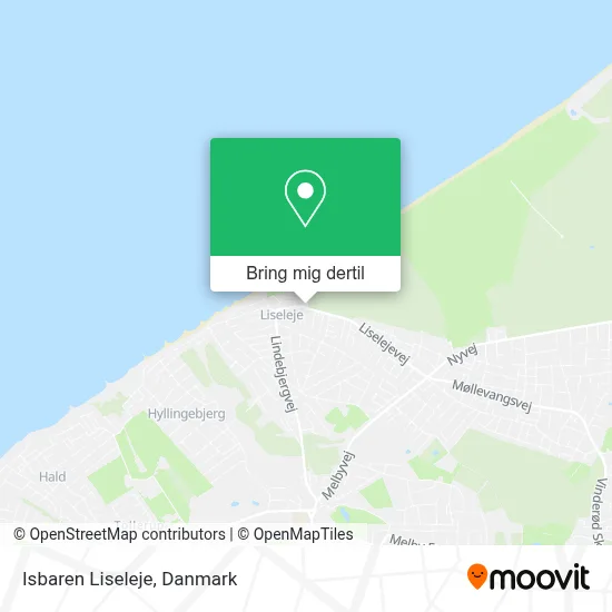Isbaren Liseleje kort