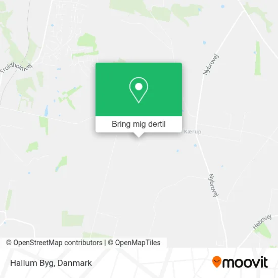 Hallum Byg kort