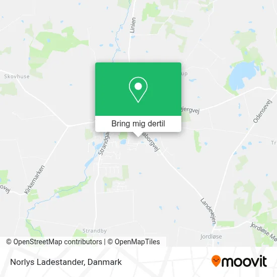 Norlys Ladestander kort