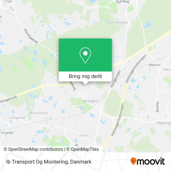 Ib Transport Og Montering kort