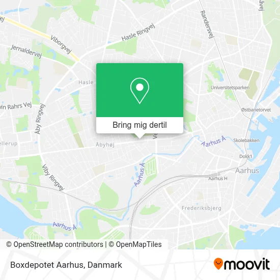 Boxdepotet Aarhus kort