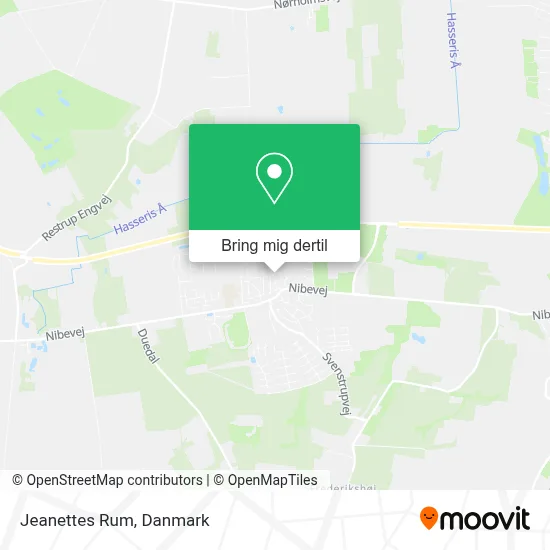 Jeanettes Rum kort