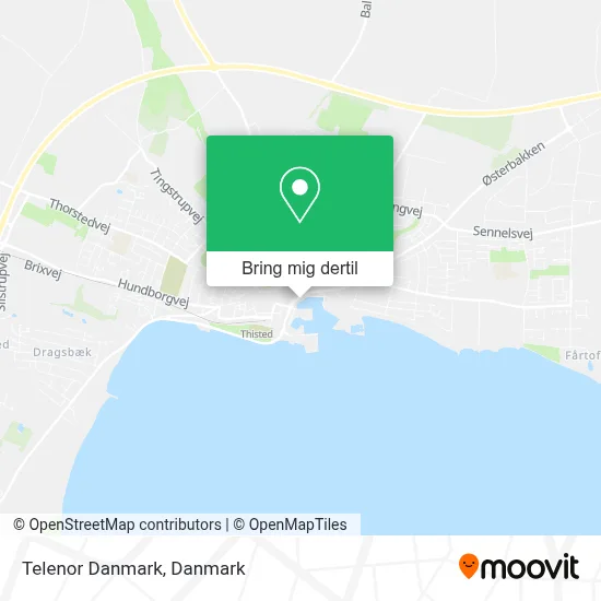 Telenor Danmark kort