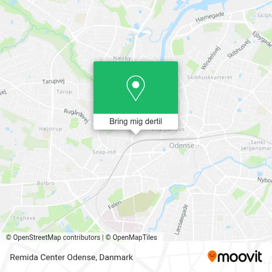 Remida Center Odense kort