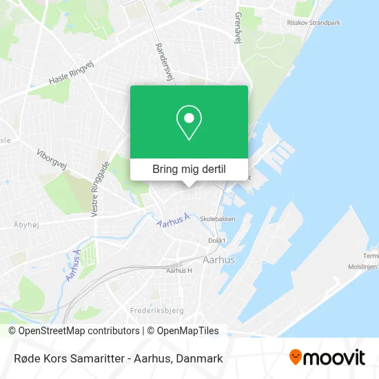 Røde Kors Samaritter - Aarhus kort