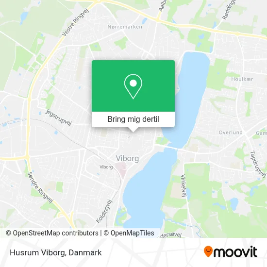 Husrum Viborg kort
