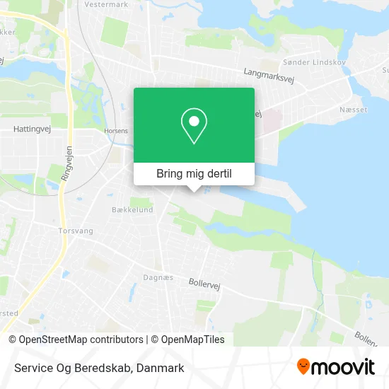 Service Og Beredskab kort