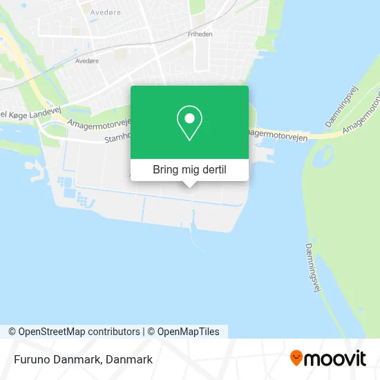 Furuno Danmark kort