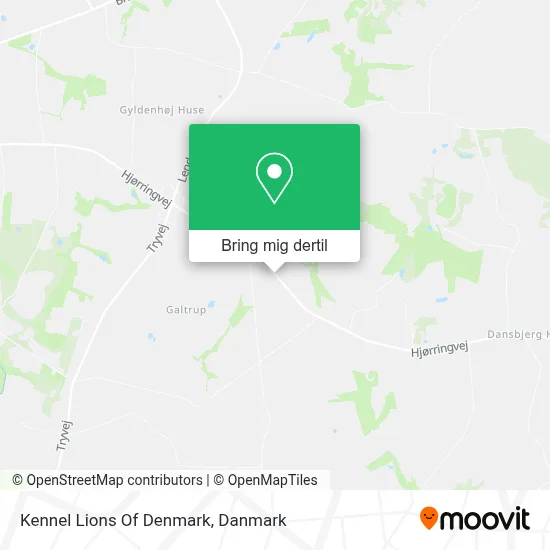 Kennel Lions Of Denmark kort