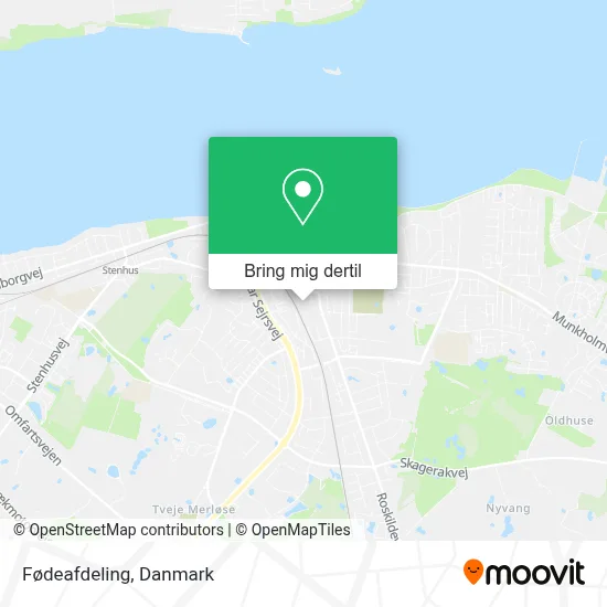 Fødeafdeling kort