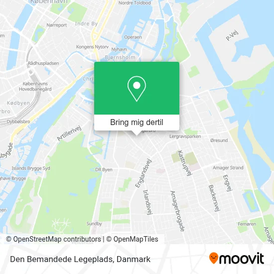 Den Bemandede Legeplads kort
