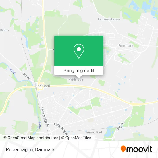 Pupenhagen kort
