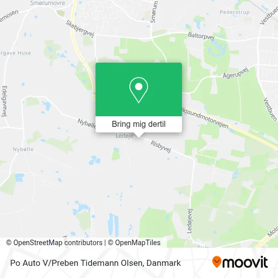 Po Auto V / Preben Tidemann Olsen kort
