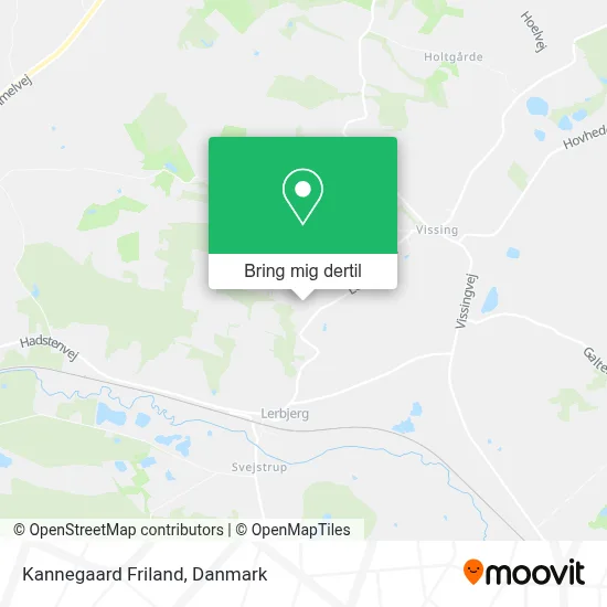 Kannegaard Friland kort