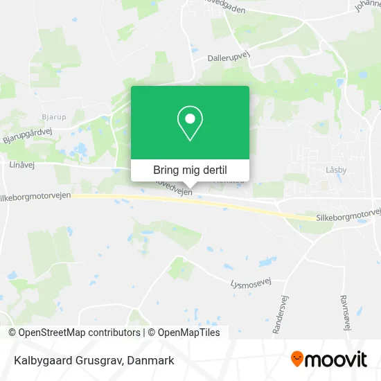 Kalbygaard Grusgrav kort