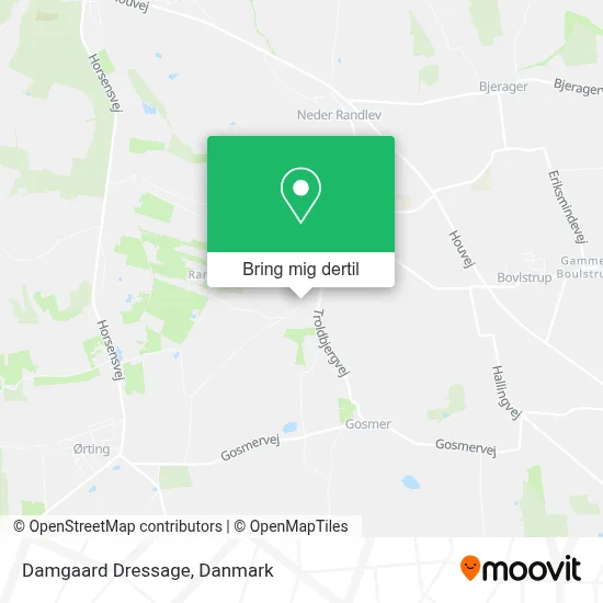 Damgaard Dressage kort