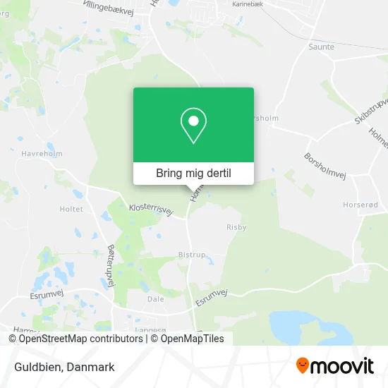 Guldbien kort