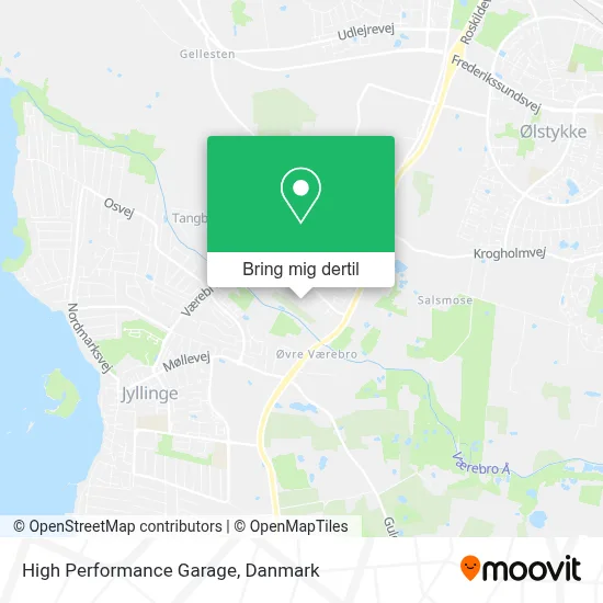 High Performance Garage kort