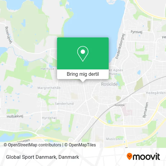 Global Sport Danmark kort