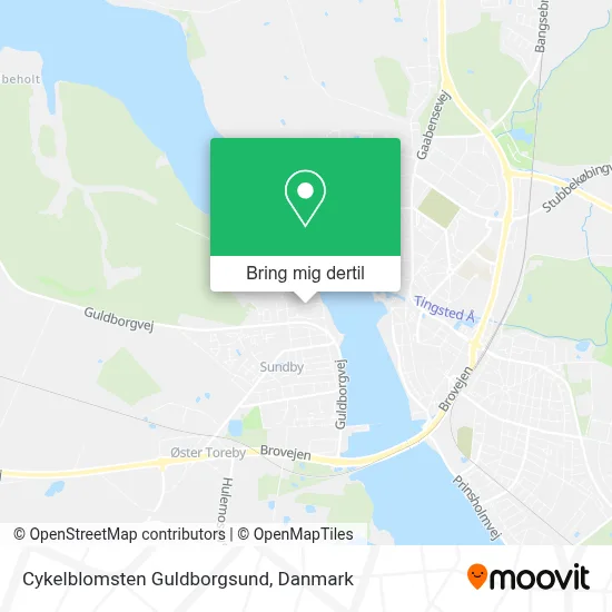 Cykelblomsten Guldborgsund kort