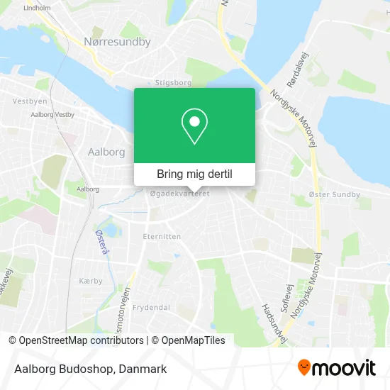 Aalborg Budoshop kort