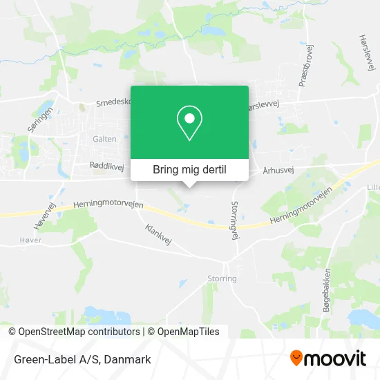 Green-Label A/S kort