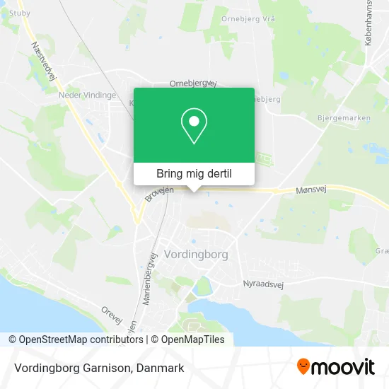 Vordingborg Garnison kort