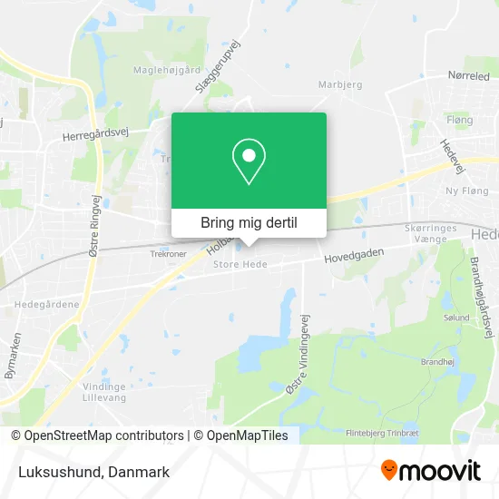 Luksushund kort