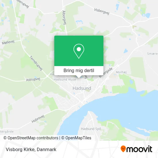 Visborg Kirke kort