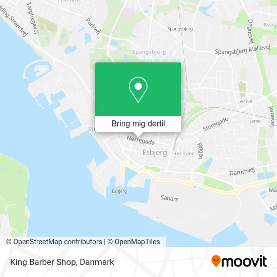 King Barber Shop kort
