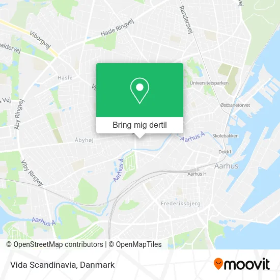 Vida Scandinavia kort