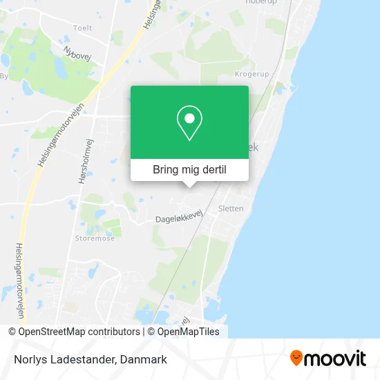 Norlys Ladestander kort