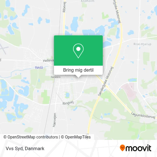 Vvs Syd kort
