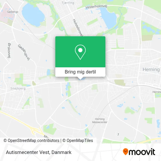 Autismecenter Vest kort