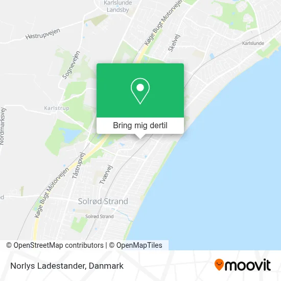 Norlys Ladestander kort