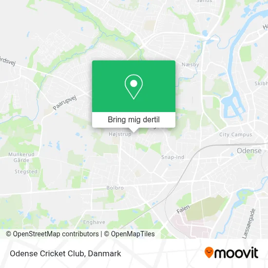 Odense Cricket Club kort