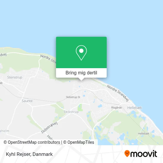 Kyhl Rejser kort