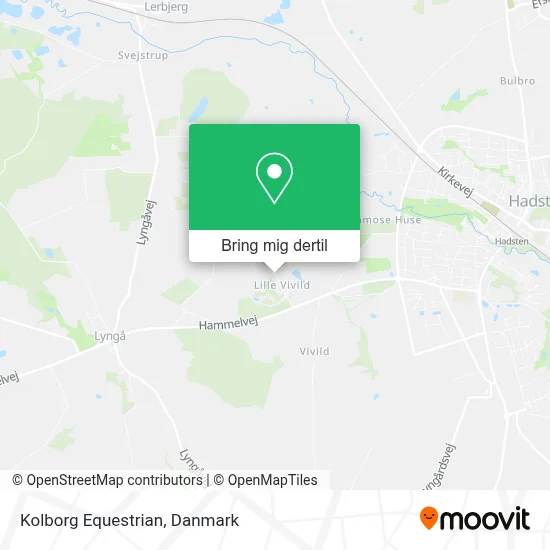 Kolborg Equestrian kort