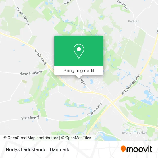 Norlys Ladestander kort