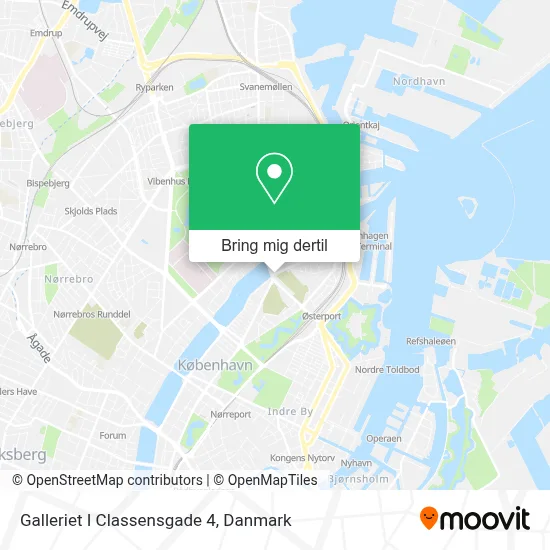 Galleriet I Classensgade 4 kort