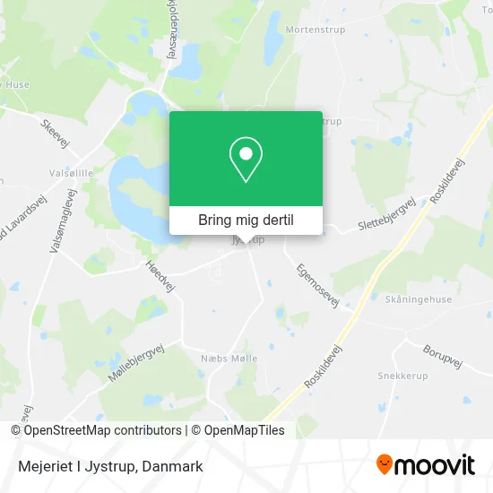 Mejeriet I Jystrup kort