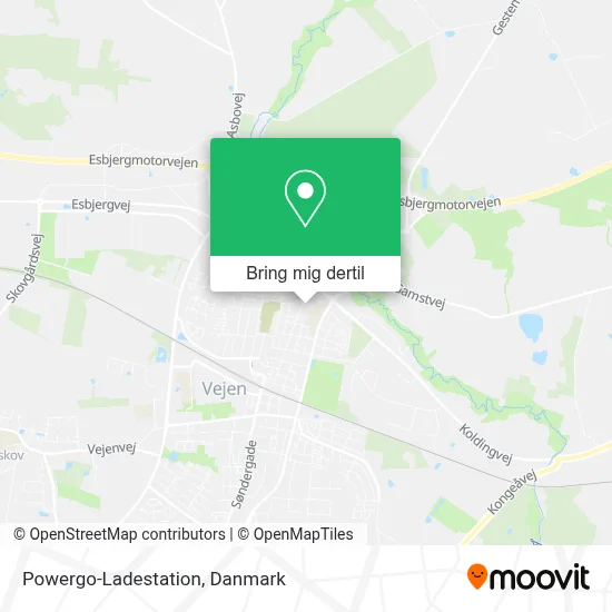 Powergo-Ladestation kort