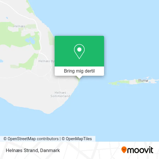 Helnæs Strand kort