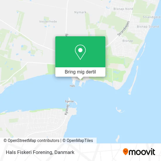 Hals Fiskeri Forening kort