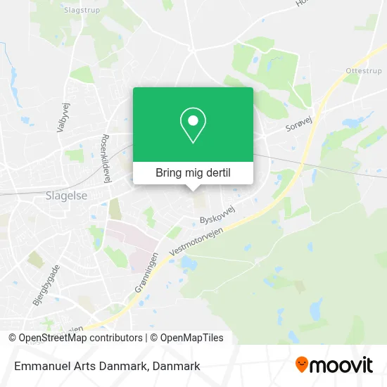 Emmanuel Arts Danmark kort