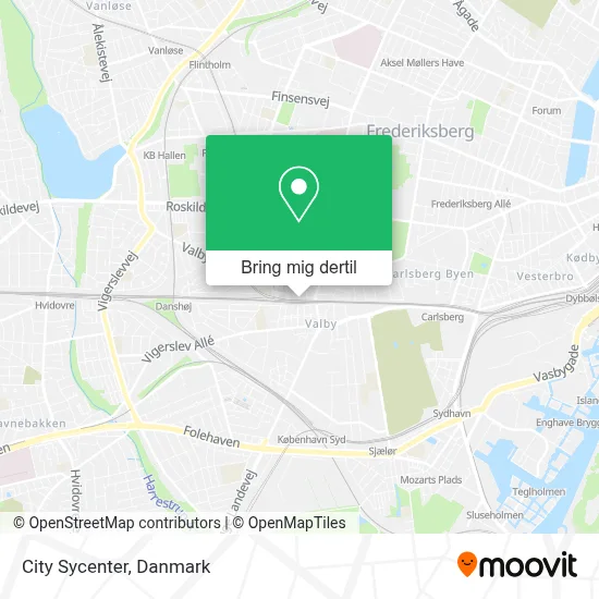 City Sycenter kort