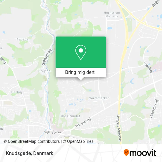 Knudsgade kort