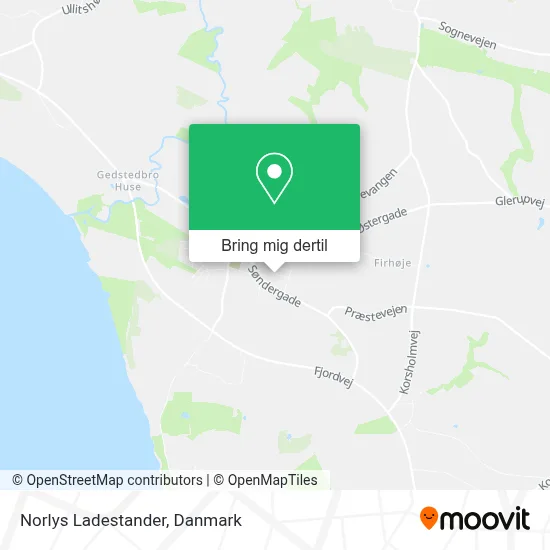 Norlys Ladestander kort