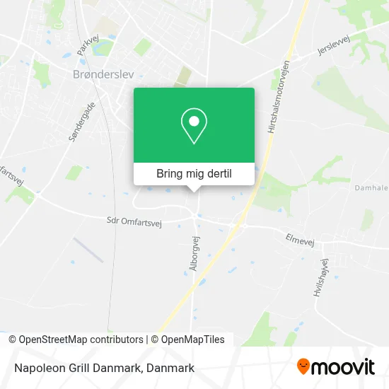 Napoleon Grill Danmark kort